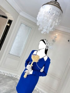 پیراهن میدی کد T68 - Image 6