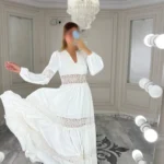 پیراهن ساحلی آستین بلند کد 0040156