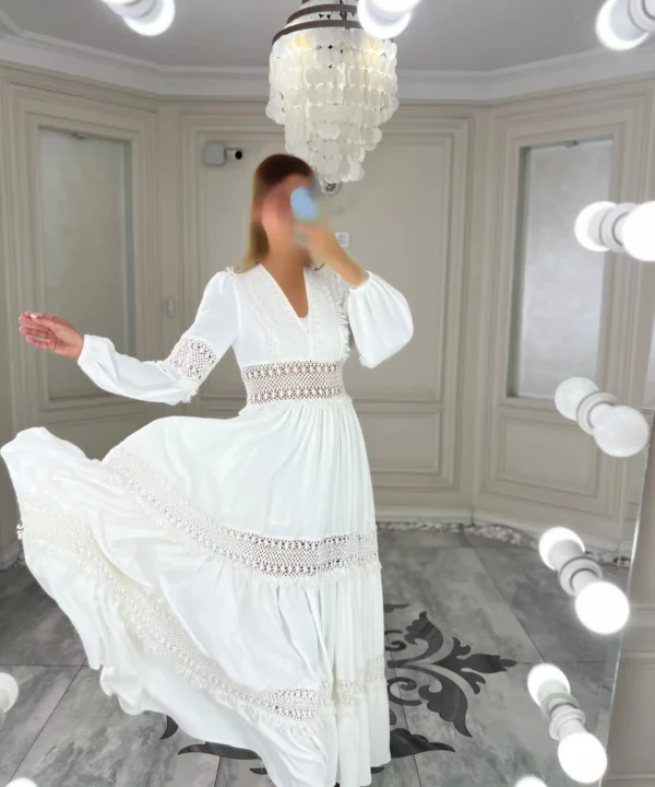 پیراهن ساحلی آستین بلند کد 0040156