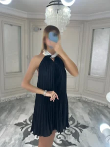 پیراهن پلیسه پشت گردنی کد 00403172 - Image 3