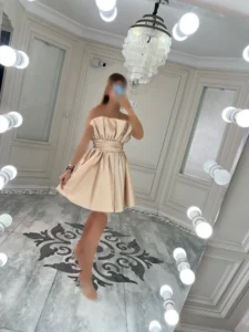 پیراهن عروسکی چیندار کد T99/2 - Image 2