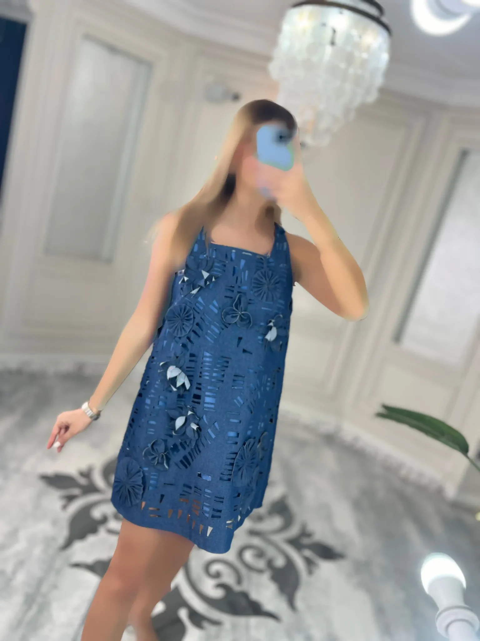 پیراهن گل برجسته کد 3009 - Image 1