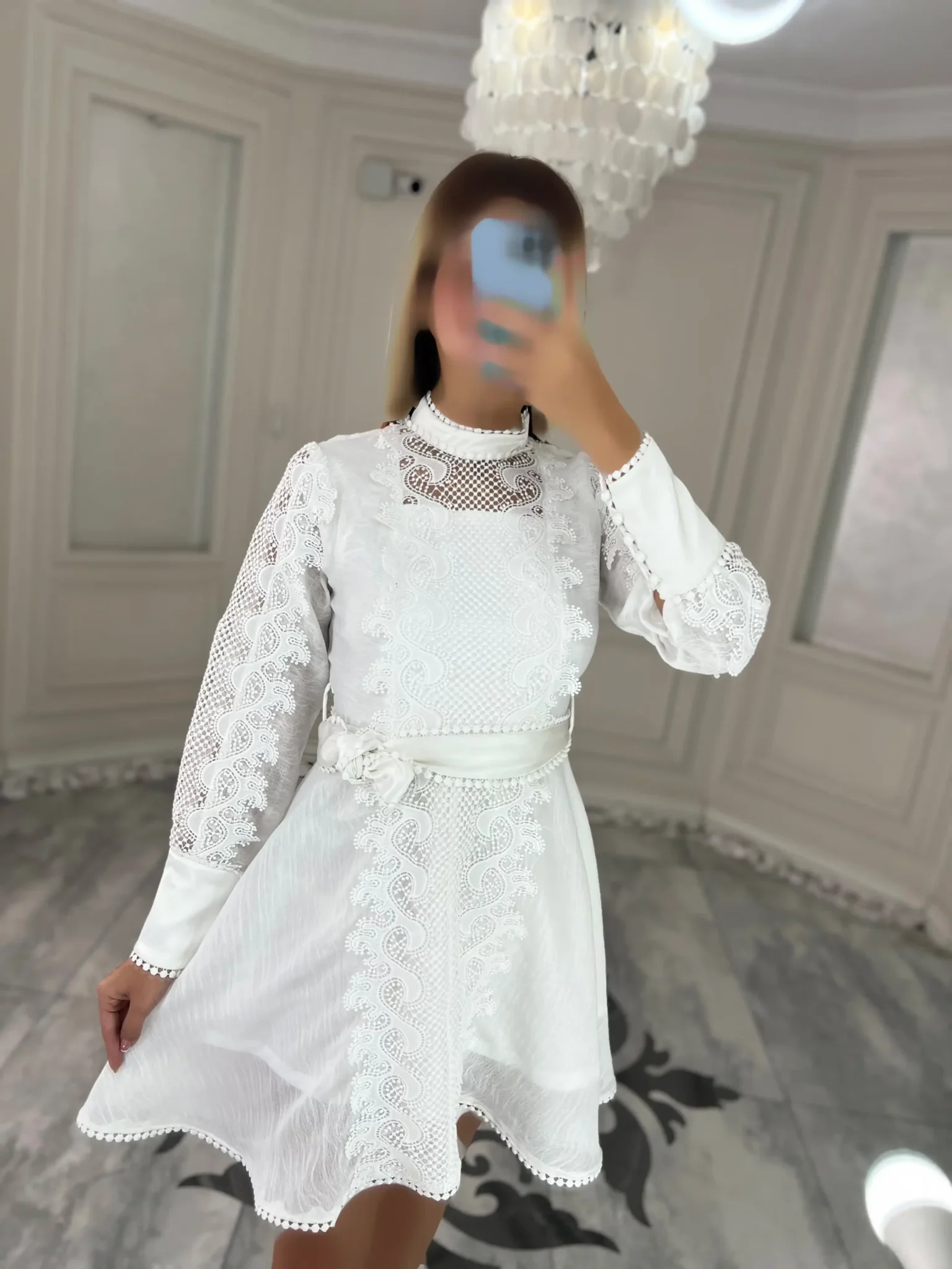 پیراهن دانتل کد 3054 - Image 2