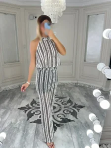 تاپ شلوار بافتنی کد 01501008