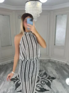 تاپ شلوار بافتنی کد 01501008 - Image 2