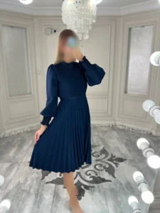 پیراهن میدی پلیسه کرپ کد U93 - Image 7