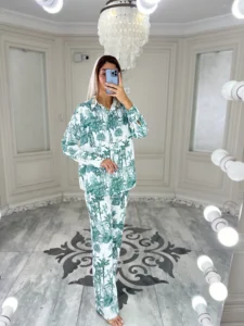 شومیز شلوار چاپی جنگل کد 4035010