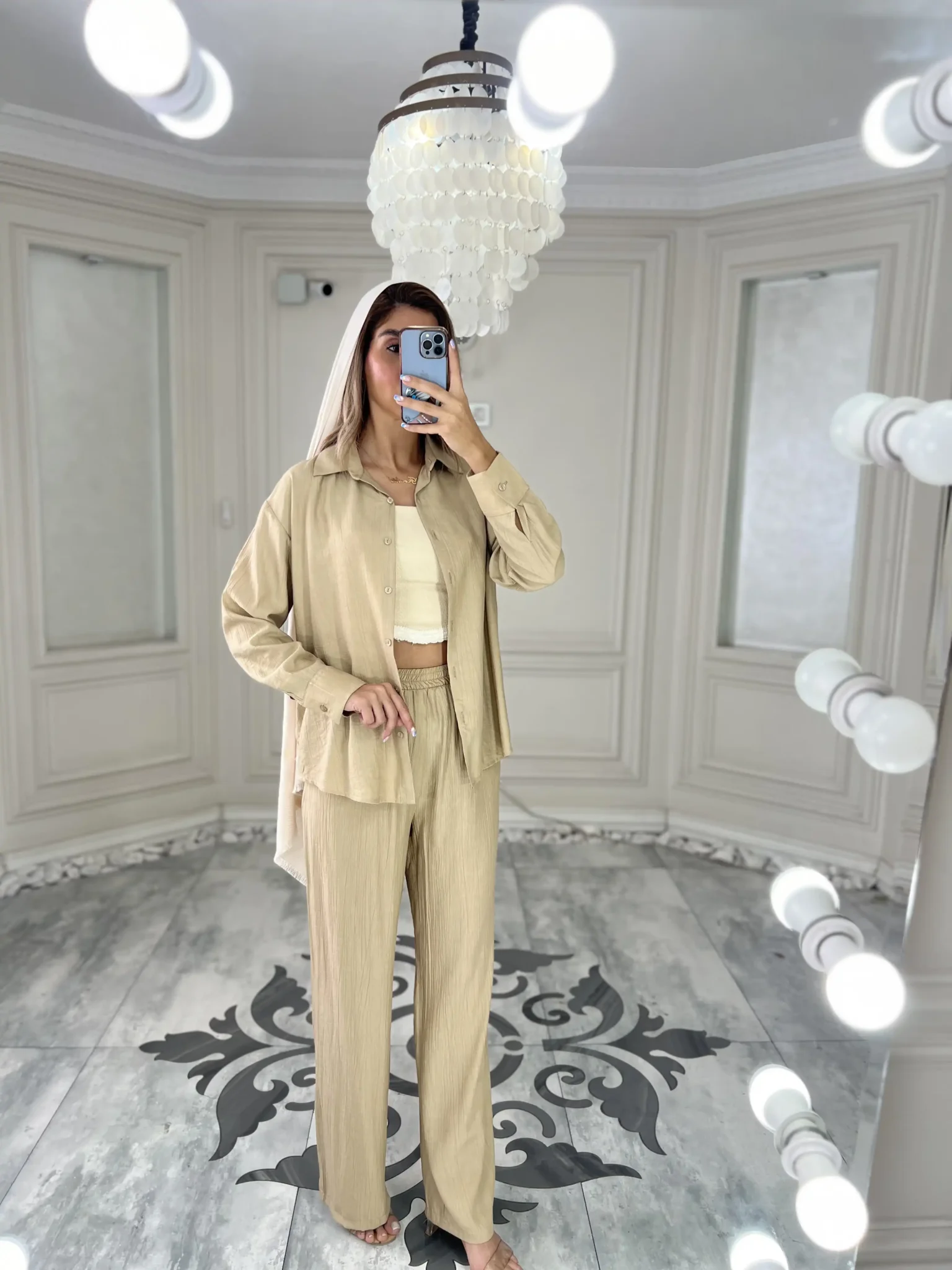 شومیز شلوار کد ۴۰۳۵۰۰۷ - Image 3