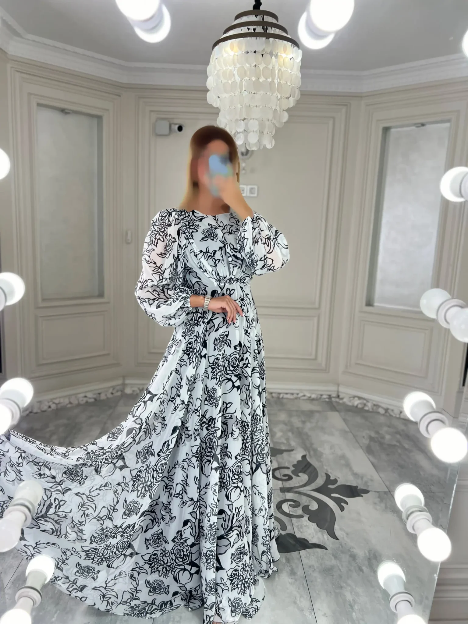پیراهن ساحلی گلدار کد 4021021 - Image 4