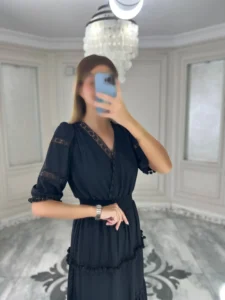 پیراهن ساحلی منگوله دار کد 4011021 - Image 4