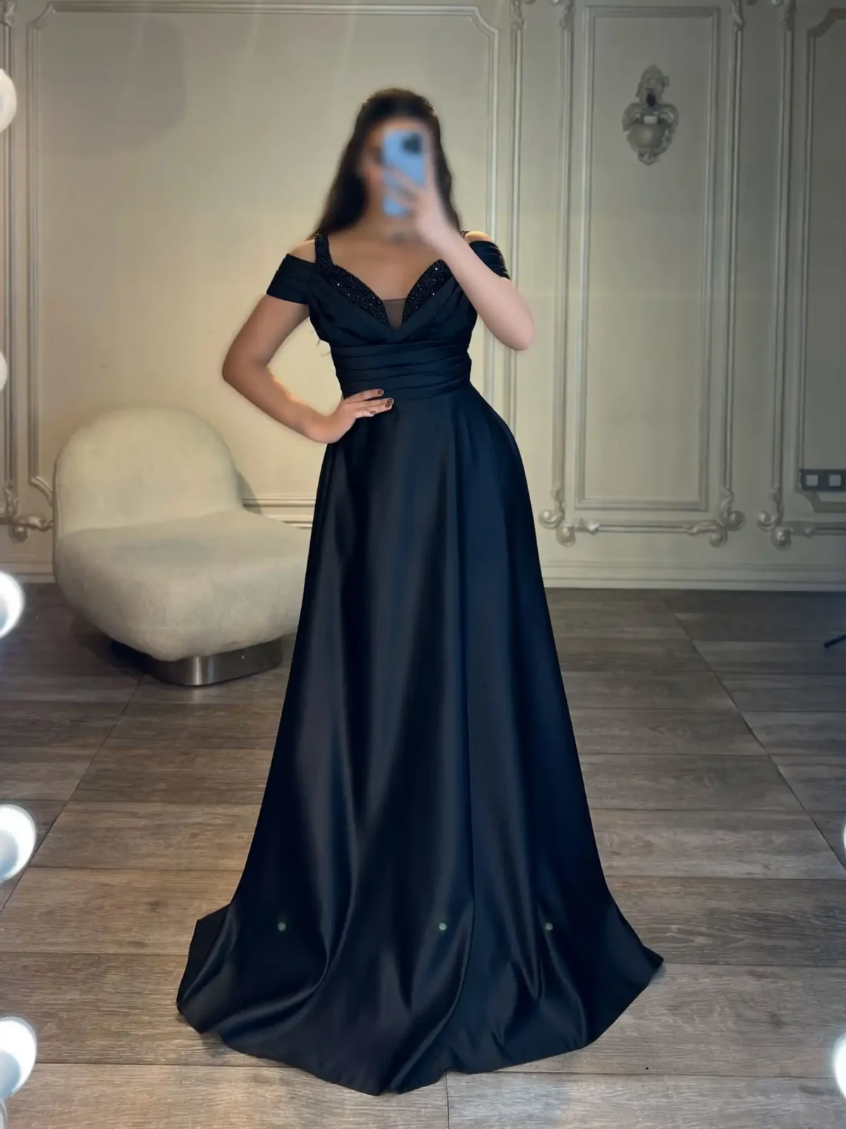 ماکسی رو سینه نگین کد 2847 - Image 2