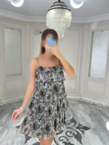 تاپ و دامن چاپی کد 4036002 - Image 2