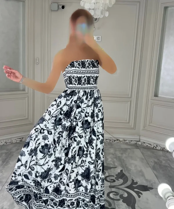 پیراهن ساحلی چاپی کد 4031010