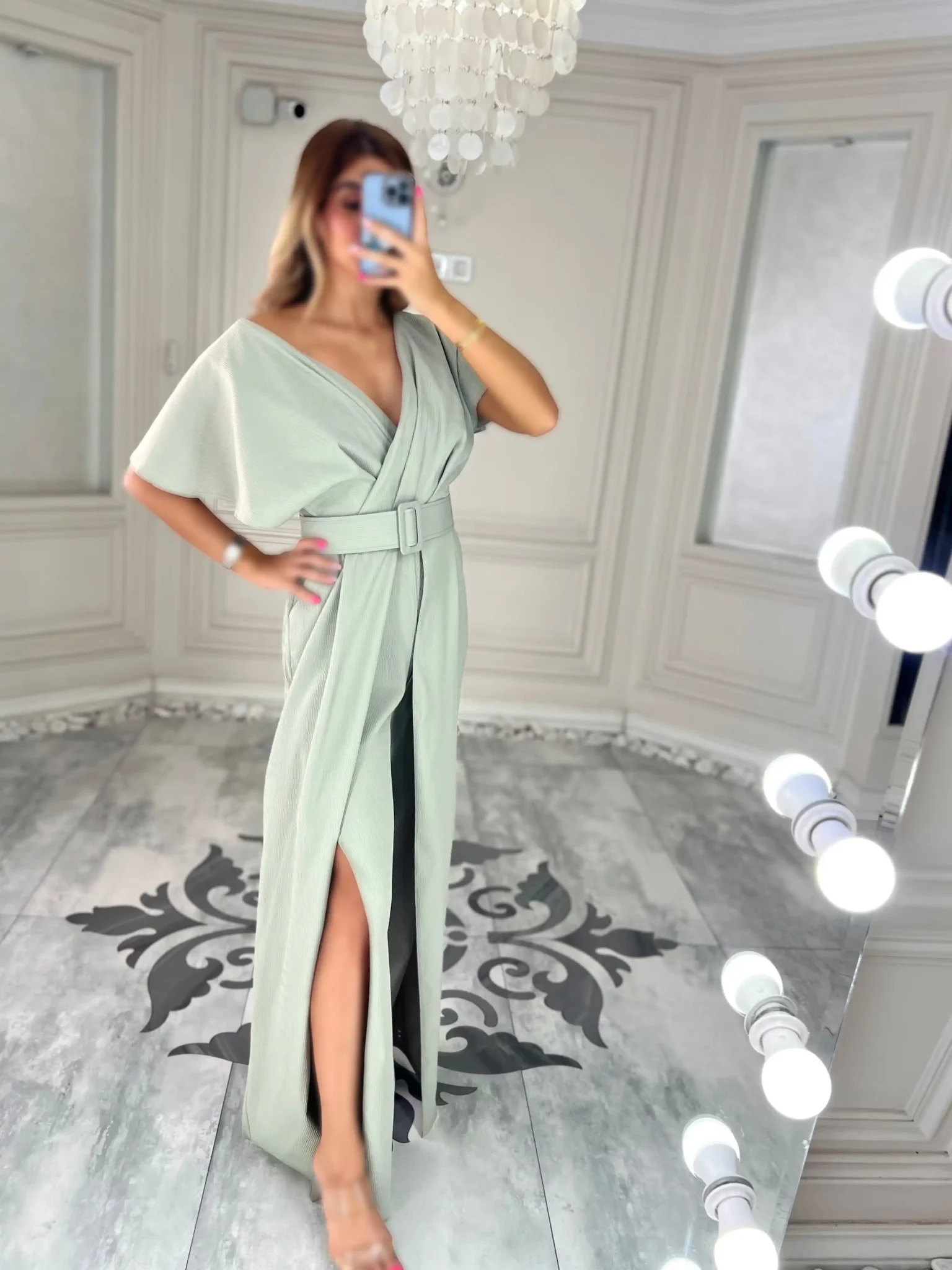 اورال کمربنددار کد 4023028 پارچه درجه 2 - Image 5