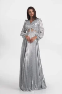 پیراهن ماکسی آستین دار کد X80