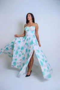 پیراهن ماکسی دکلته شاین کد 3270/1 - Image 2