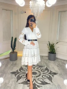 پیراهن دانتل کد 4012005 - Image 3