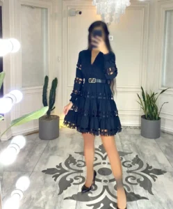 پیراهن دانتل کد 4012005 - Image 4