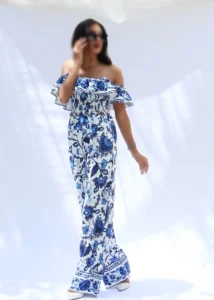 کراپ شلوار چاپی کد 4035012 - Image 2