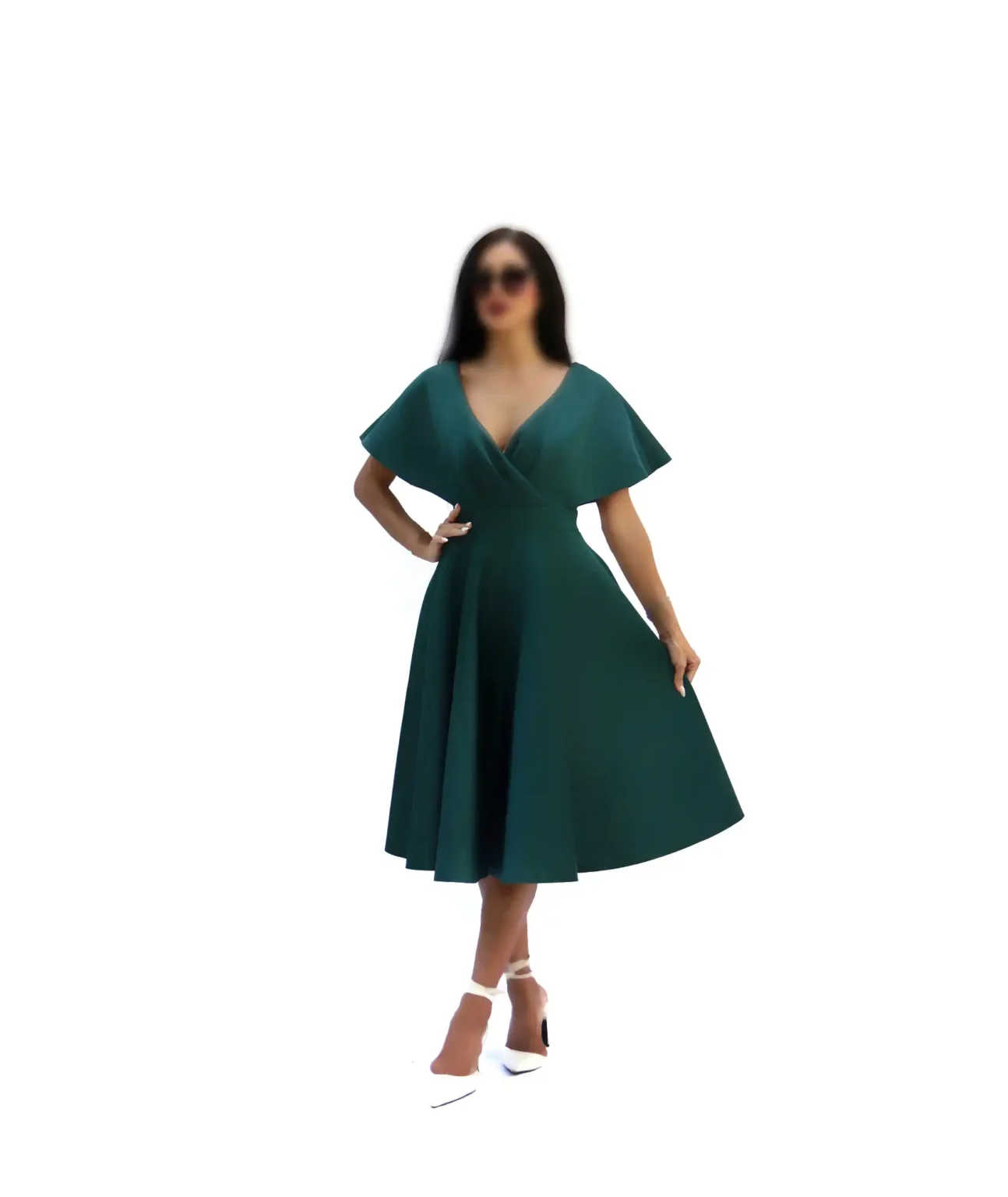 پیراهن میدی غواصی کد N71/4 - Image 3
