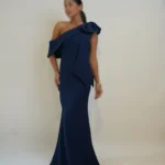 پیراهن ماکسی یقه پاپیون کد Z58