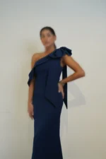 پیراهن ماکسی یقه پاپیون کد Z58 - Image 6