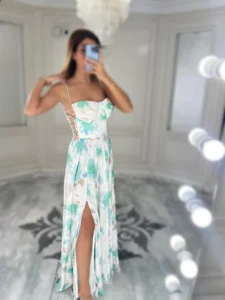 پیراهن ماکسی دکلته شاین کد 3270/1 - Image 7