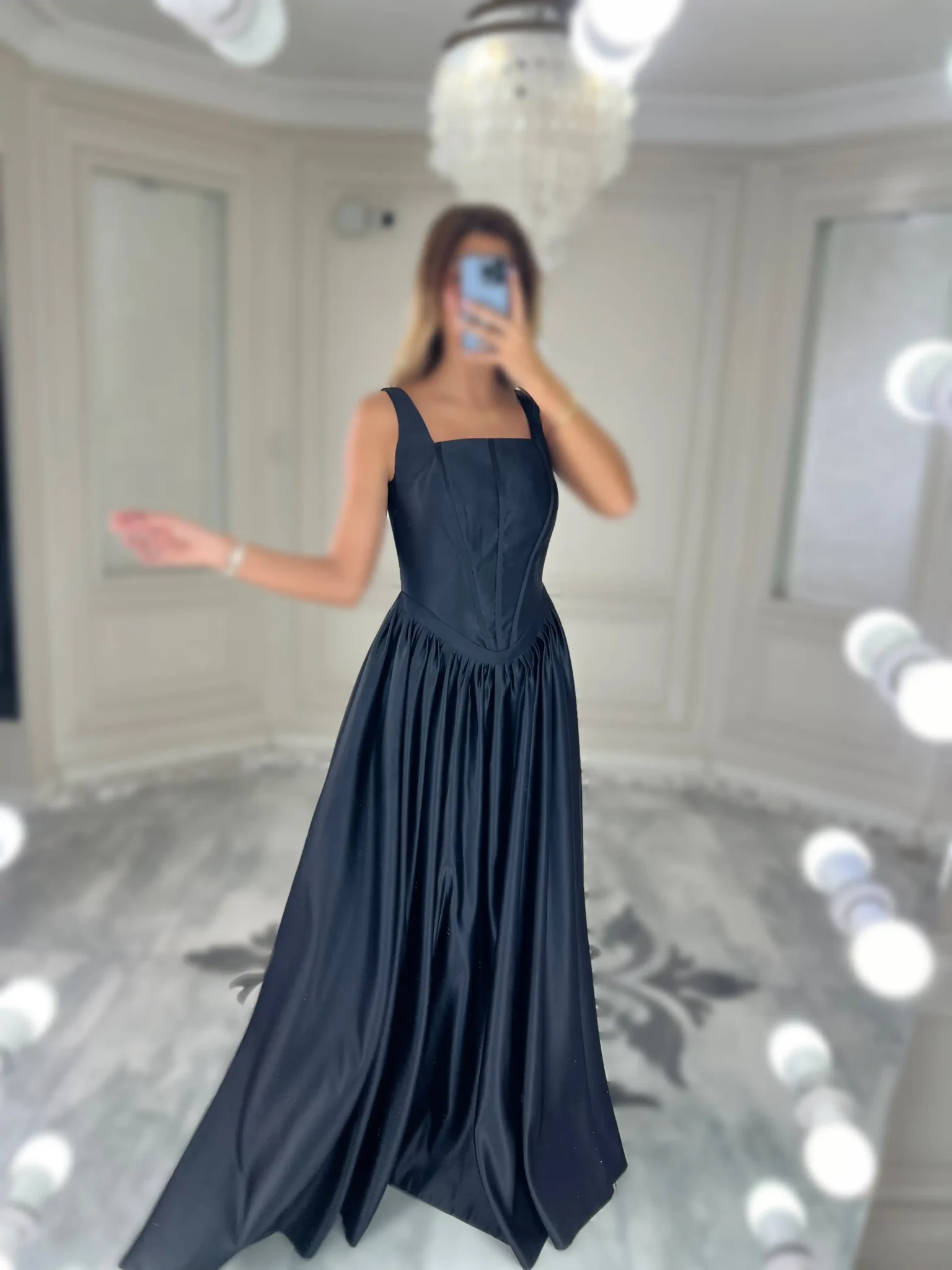 پیراهن ماکسی جلو فنر دوزی کد 3299 - Image 4