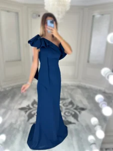 پیراهن ماکسی یقه پاپیون کد Z58 - Image 4