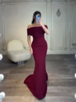 ماکسی یقه قایقی کد R75 - Image 4