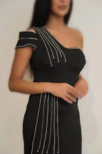 پیراهن میدی غواصی کد 4032025 - Image 4