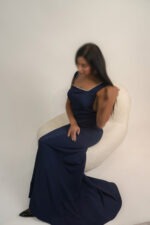 ماکسی یقه خشتی کد 3303 - Image 3