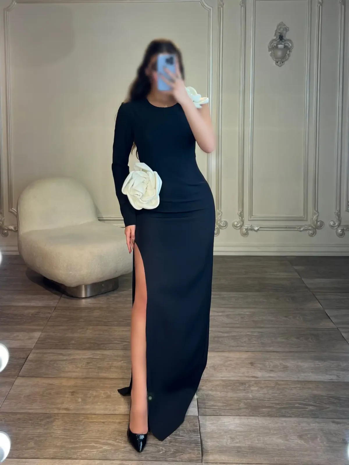 پیراهن ماکسی دو گل کد Y62 - Image 1