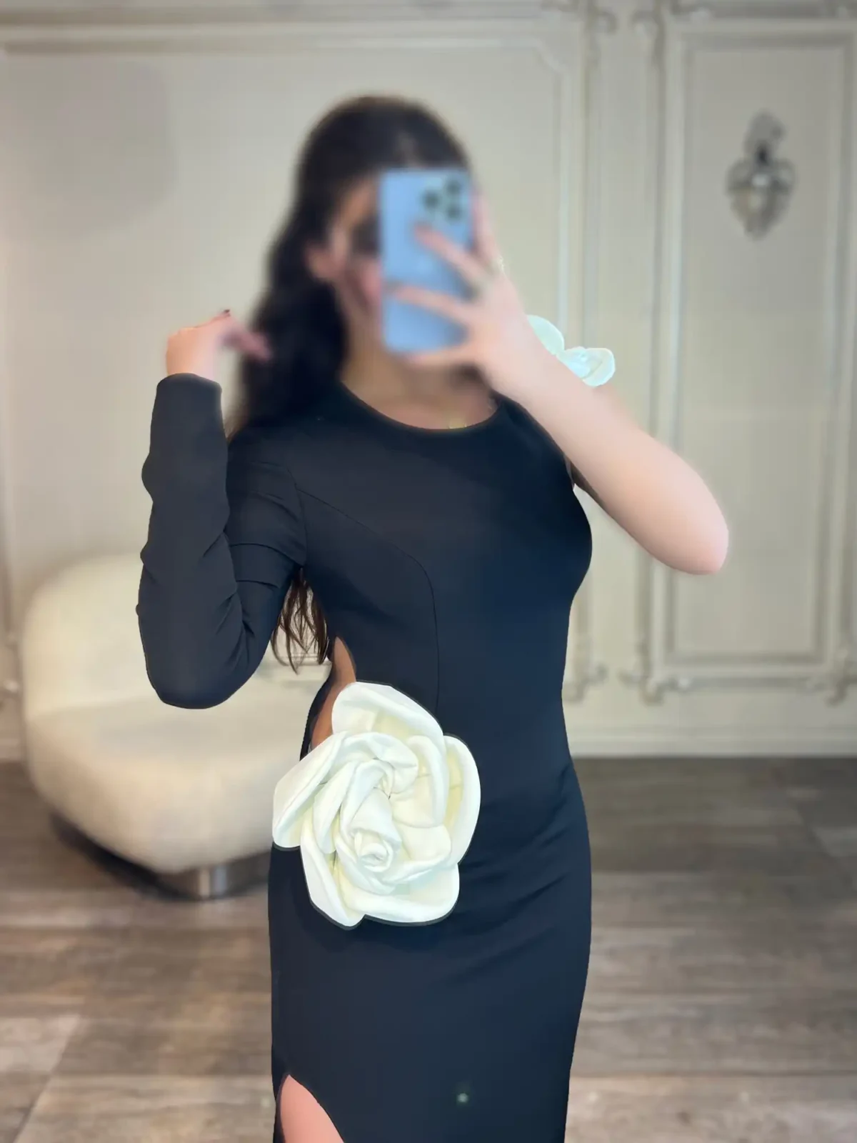 پیراهن ماکسی دو گل کد Y62 - Image 4