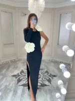 پیراهن ماکسی دو گل کد Y62 - Image 6