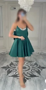 پیراهن عروسکی جلو نگین کد 4022030 - Image 9