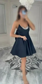 پیراهن عروسکی جلو نگین کد 4022030 - Image 11