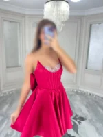 پیراهن عروسکی جلو نگین کد 4022030 - Image 7