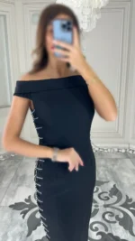 پیراهن میدی دو طرفه نگین کد 3226 - Image 3