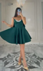 پیراهن عروسکی جلو نگین کد 4022030 - Image 7