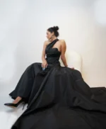 ماکسی تافته یقه رومی کد T61/2 - Image 3