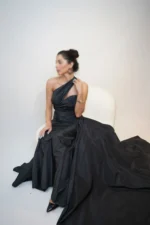 ماکسی تافته یقه رومی کد T61/2 - Image 5