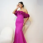 ماکسی مدل ماهی بالا تنه گل کد 4031024