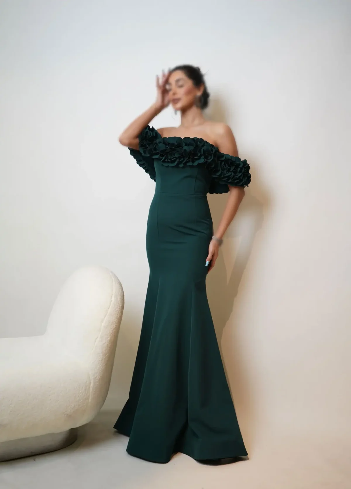 ماکسی مدل ماهی بالا تنه گل کد 4031024 - Image 3