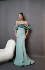 ماکسی مدل ماهی بالا تنه گل کد 4031024 - Image 9