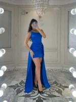 ماکسی دکلته جلو کوتاه کد 3235 - Image 5