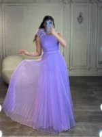ماکسی حریر پلیسه بالا پر کد X27 - Image 3