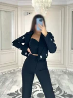 کت کراپ شلوار کد 1818 - Image 2