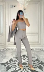 کت کراپ شلوار کد 1818