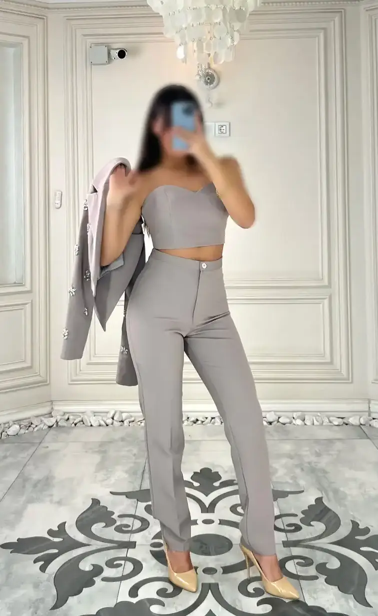 IMG_5066 ئئ کت کراپ شلوار کد 1818 - Image 1